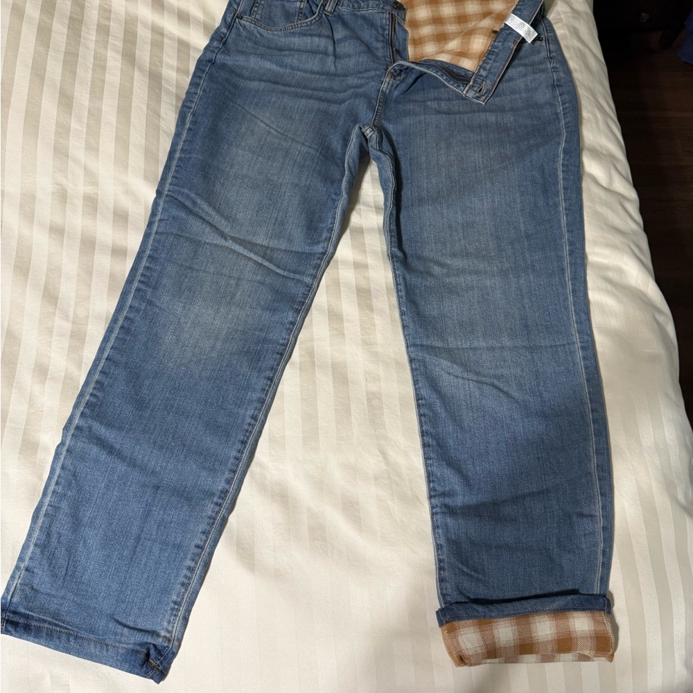 Eddie Bauer Women's Straight Leg Jeans - Medium Blue Wash